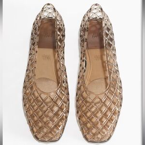 H&M Plastic Mesh Flats
